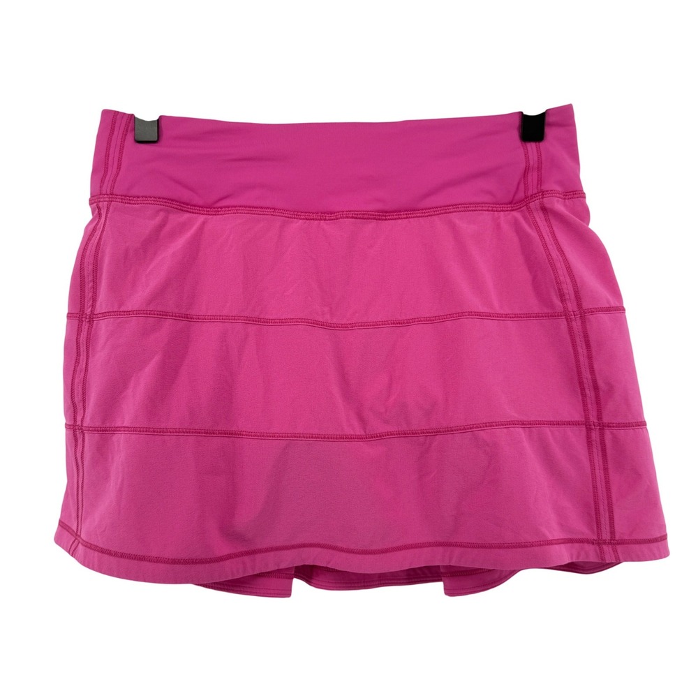 Lululemon Pace Rival Skirt Skort Tall Sonic Pink Size 4 Pickleball Tennis W8AADT